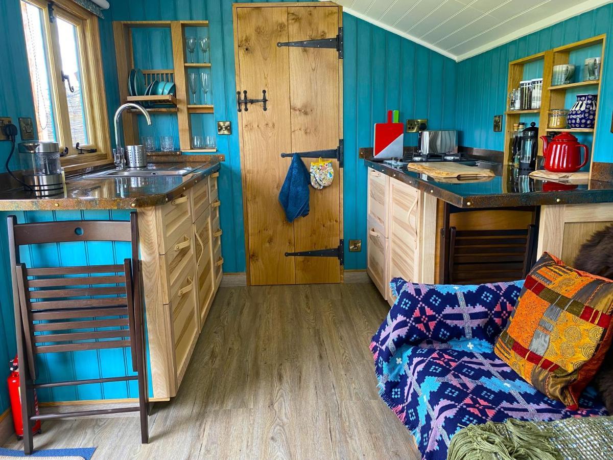 Dol Swynol Glamping Luxury Cabin With Outdoor Bath Villa Aberystwyth Exteriör bild